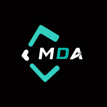 MDA creative minimalist letter logo. MDA unique vector initials alphabet letter logo design