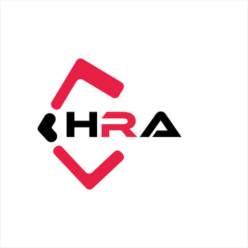 HRA creative minimalist letter logo. HRA unique vector initials alphabet letter logo design