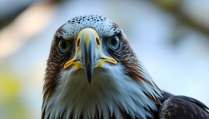 Fototapeta premium close up of a bird of prey