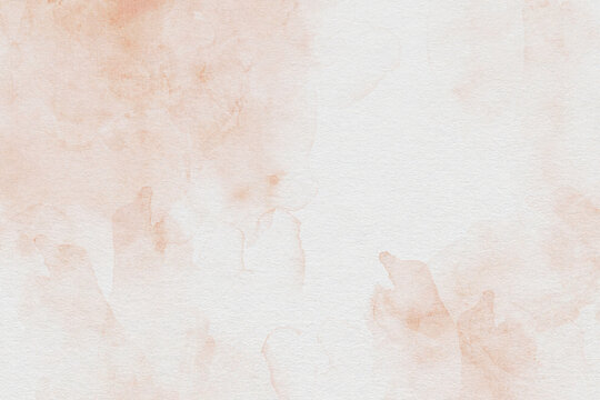 Light pink abstract watercolor background. Hand drawn tender texture.