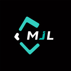 MJL creative minimalist letter logo. MJL unique vector initials alphabet letter logo design