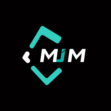 MJM creative minimalist letter logo. MJM unique vector initials alphabet letter logo design