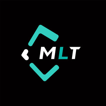MLT creative minimalist letter logo. MLT unique vector initials alphabet letter logo design