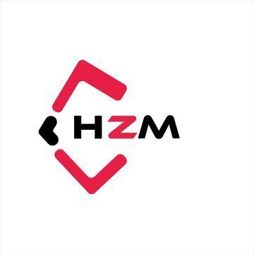 HZM creative minimalist letter logo. HZM unique vector initials alphabet letter logo design
