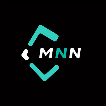 MNN creative minimalist letter logo. MNN unique vector initials alphabet letter logo design