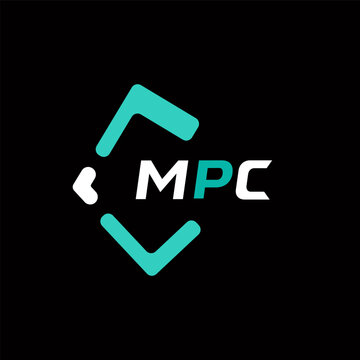 MPC creative minimalist letter logo. MPC unique vector initials alphabet letter logo design