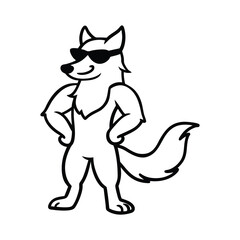  dog vector 