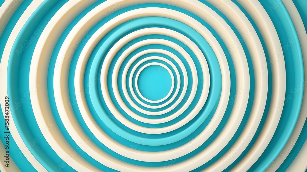 Aufkleber captivating gradient circles in dynamic motion and energy