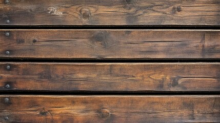 Rich walnut wood texture with horizontal wood grain, subtle natural imperfections generative ai