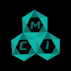MCI creative minimalist letter logo. MCI unique vector initials alphabet letter logo designMCI creative minimalist letter logo. MCI unique vector initials alphabet letter logo design