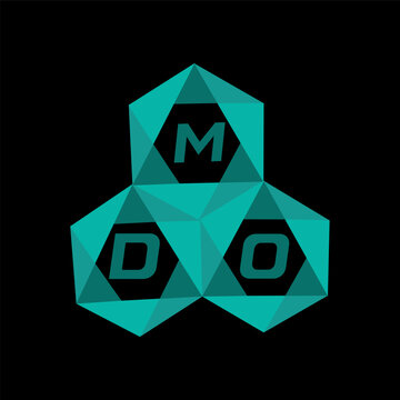 MDO creative minimalist letter logo. MDO unique vector initials alphabet letter logo design