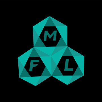 MFL creative minimalist letter logo. MFL unique vector initials alphabet letter logo design