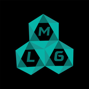 MLG creative minimalist letter logo. MLG unique vector initials alphabet letter logo design