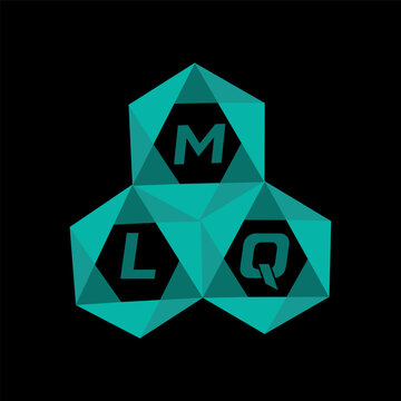 MLQ creative minimalist letter logo. MLQ unique vector initials alphabet letter logo design