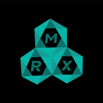 MRX creative minimalist letter logo. MRX unique vector initials alphabet letter logo design