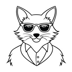 black cat with a bow