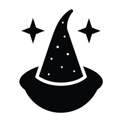 Fototapeta premium vector illustration of a magic hat