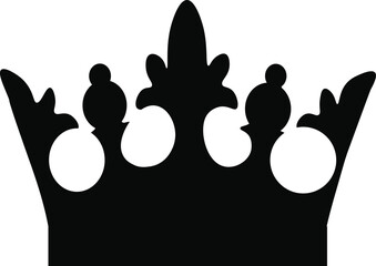 beautiful style crown vector design