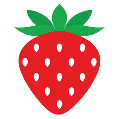 Obraz premium vector illustration of a strawberry