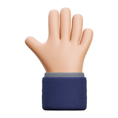 Hand 3D Illustration