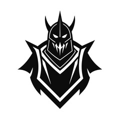cursed-knight-mascot-logo 