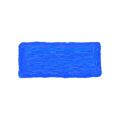 A Blue Banner in Oil Painted Style