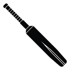 cricket bat on white background 