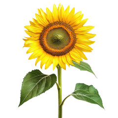 Fototapeta premium Sunflower Bloom PNG on transparent background