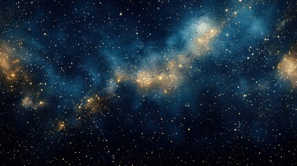 Cosmic nebula swirling in deep space
