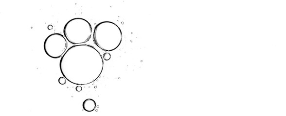 The texture of a cosmetic skin serum or body gel. Copy space