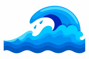 Fototapeta premium vector illustration of an abstract wave