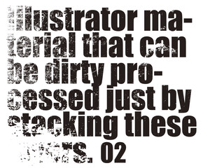 rough material