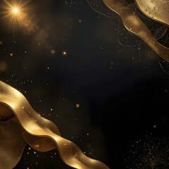 Elegant Gold Luxury Abstract Background