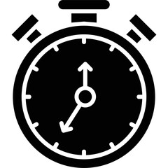 Stopwatch Icon Vector Element