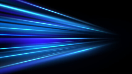 illustration of spreading lines shiny effects for ecommerce signs retail shopping. Motion light effect for banners. Curved light trail stretched upward. Fast speed car. 