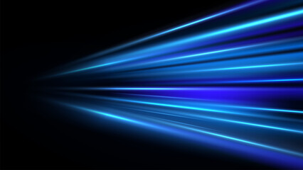 illustration of spreading lines shiny effects for ecommerce signs retail shopping. Motion light effect for banners. Curved light trail stretched upward. Fast speed car. 