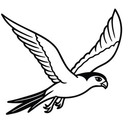 vector illustration of a dove