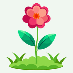 vector illustration of a flower