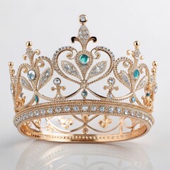 royal crown isolated on white background