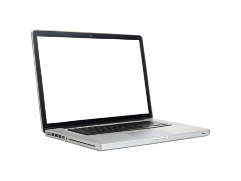 Laptop isolated on transparent background. - Powered by Adobe