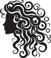 floral hairstyle vector, floral hairstyle logo vector, floral hairstyle vector illustration, floral hairstyle silhouette vector