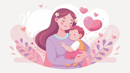 Happy Mother's Day Colorful Vector	