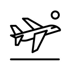 airplane icon vector illustration