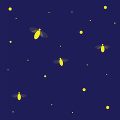Naklejka premium seamless background with stars