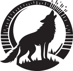 Wolf logo vector