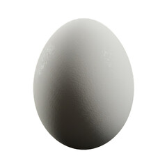 boiled egg isolated on white background 