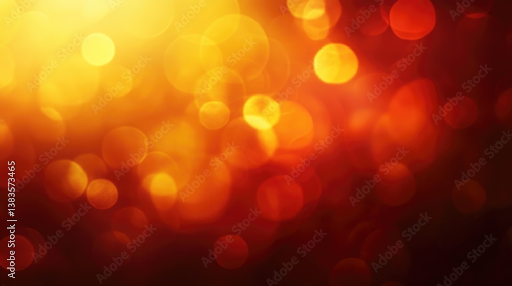 Aufkleber abstract bokeh background in warm colors representing warmth