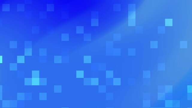 Dynamic blue pixelated flow background for modern technology or data visualizations