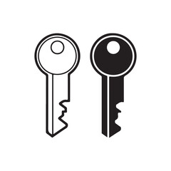 Traditional key graphic pair