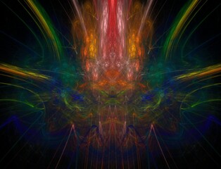 Imaginatory fractal abstract background Image